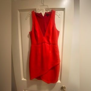 Red NBD mini dress